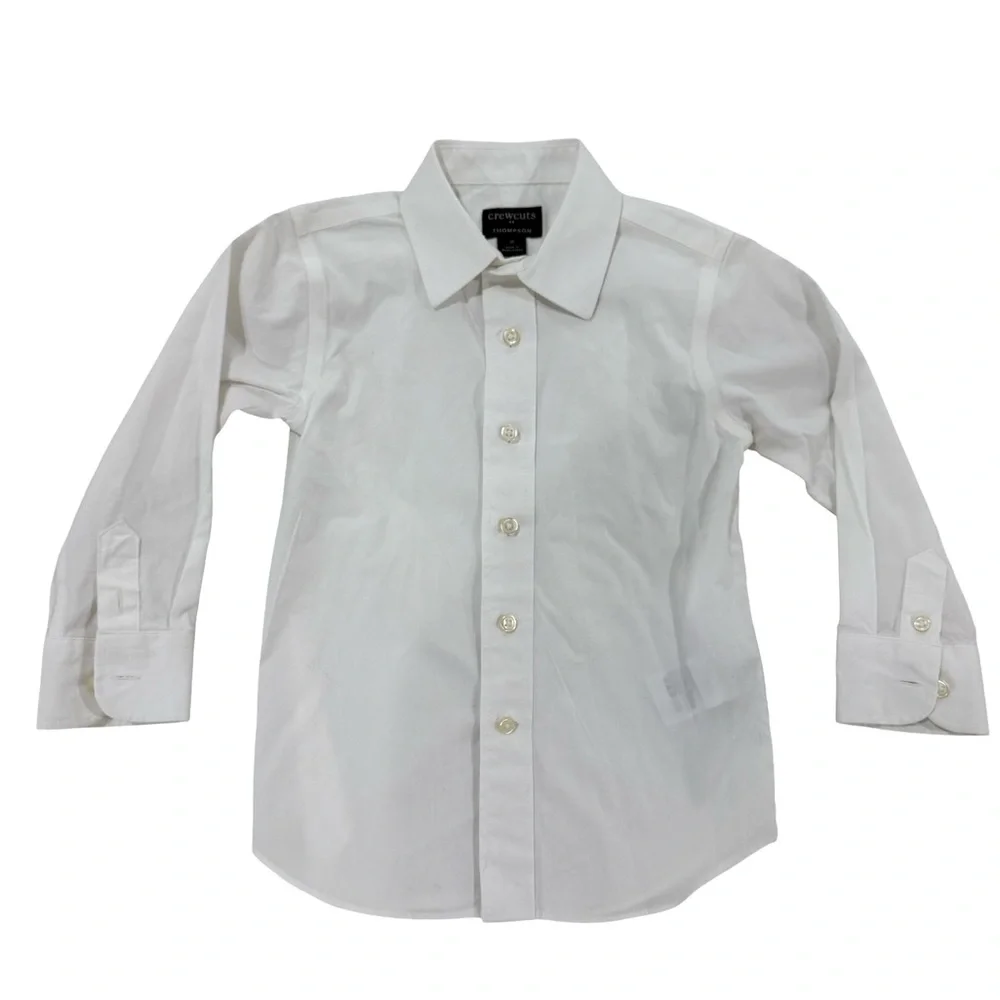 Crewcuts J.Crew Thompson Boys Size 2 Formal Set Shirt Pants Bow Tie Suspenders